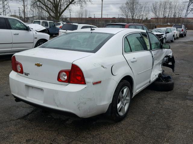 1G1ZB5E19BF188641 - 2011 CHEVROLET MALIBU LS WHITE photo 4