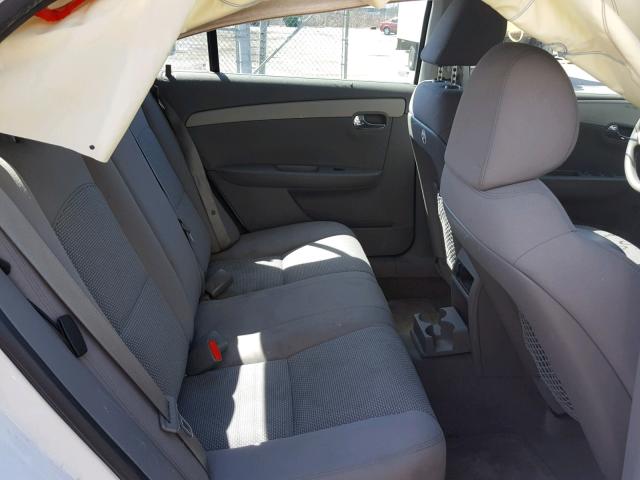 1G1ZB5E19BF188641 - 2011 CHEVROLET MALIBU LS WHITE photo 6