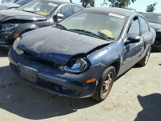 1P3ES46C0YD754710 - 2000 PLYMOUTH NEON BASE 蓝色 照片 2