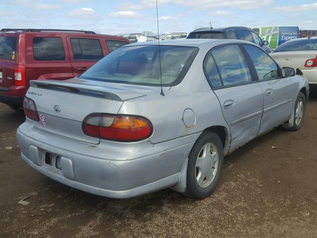 1G1NE52J0Y6271958 - 2000 CHEVROLET MALIBU LS ვერცხლისფერი ფოტო 4