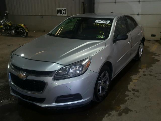 1G11A5SL1FU133558 - 2015 CHEVROLET MALIBU LS SILVER photo 2
