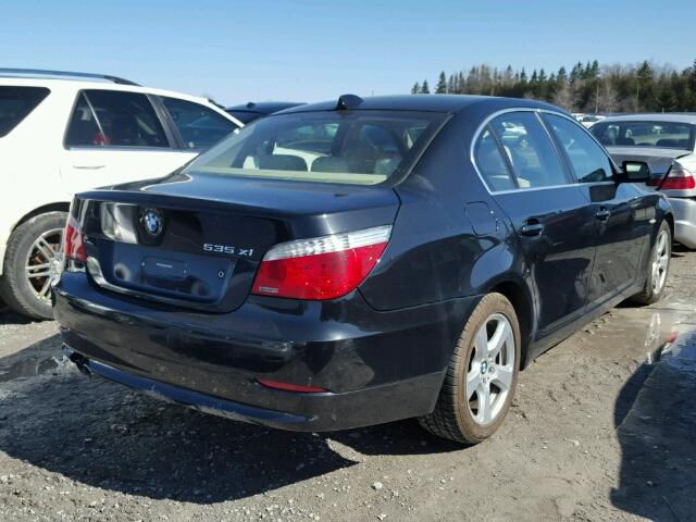 WBANV93528CZ64299 - 2008 BMW 535 XI BLACK photo 4