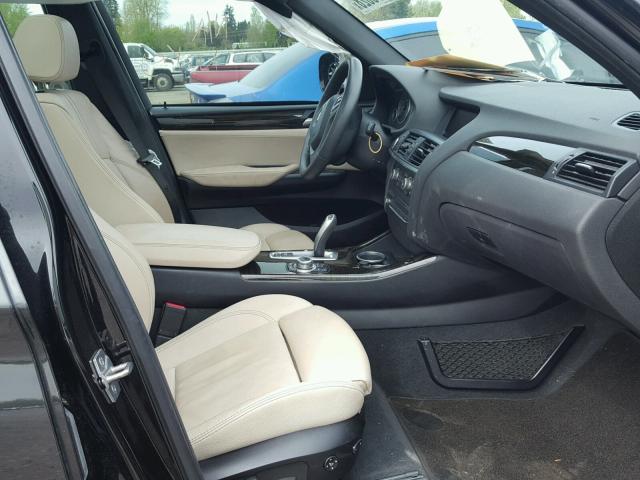 5UXWX9C54D0A18185 - 2013 BMW X3 XDRIVE2 შავი ფოტო 5