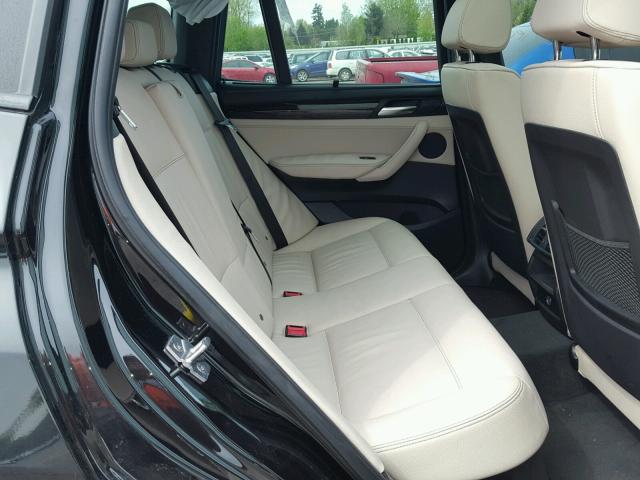 5UXWX9C54D0A18185 - 2013 BMW X3 XDRIVE2 შავი ფოტო 6