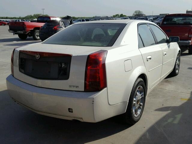 1G6DM577440116543 - 2004 CADILLAC CTS WHITE photo 4