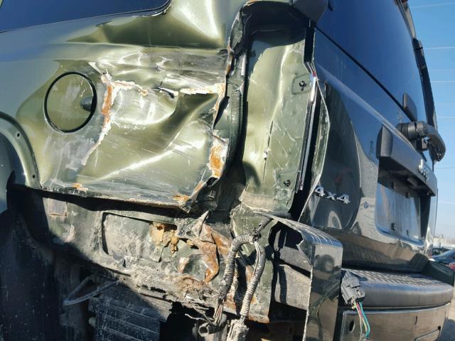 1J8HG48K37C511294 - 2007 JEEP COMMANDER GREEN photo 10