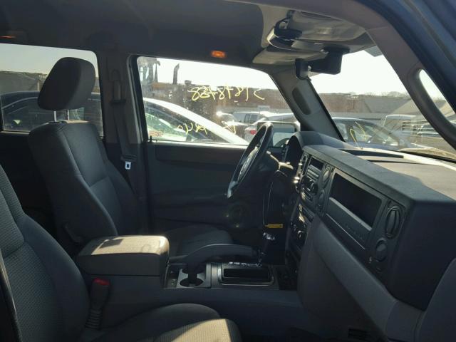 1J8HG48K37C511294 - 2007 JEEP COMMANDER GREEN photo 5