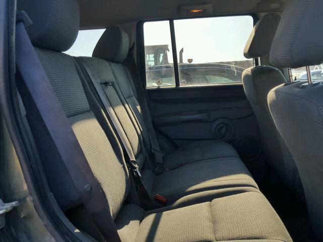 1J8HG48K37C511294 - 2007 JEEP COMMANDER GREEN photo 6