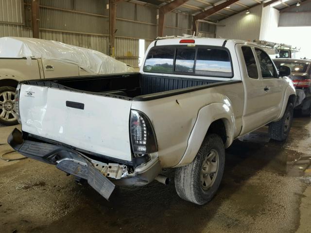 5TETU62N56Z206288 - 2006 TOYOTA TACOMA PRE WHITE photo 4