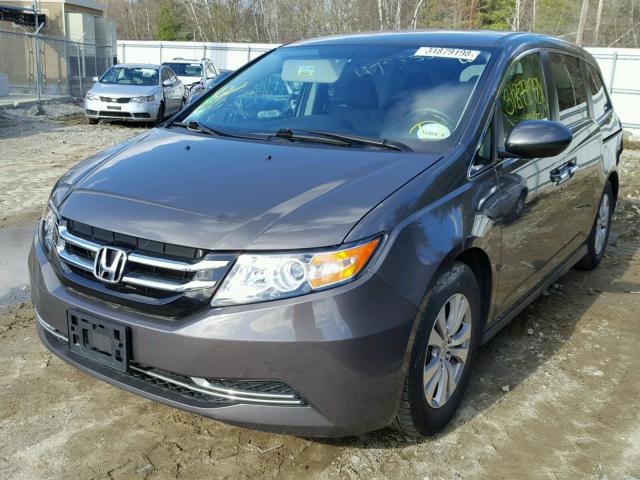 5FNRL5H30GB117910 - 2016 HONDA ODYSSEY SE GRAY photo 2