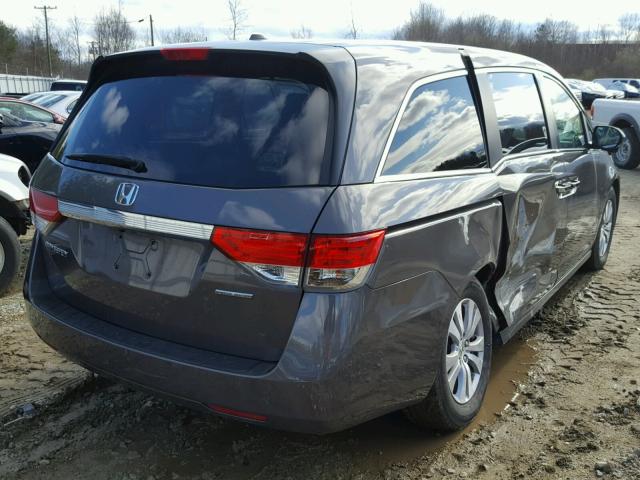 5FNRL5H30GB117910 - 2016 HONDA ODYSSEY SE GRAY photo 4