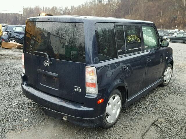 JTLKT324650196586 - 2005 TOYOTA SCION XB Blau Foto 4