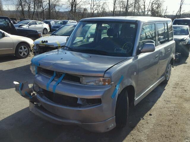 JTLKT324X54003610 - 2005 TOYOTA SCION XB ნაცრისფერი ფოტო 2