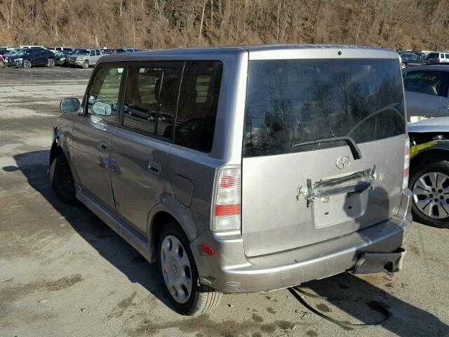 JTLKT324X54003610 - 2005 TOYOTA SCION XB ნაცრისფერი ფოტო 3