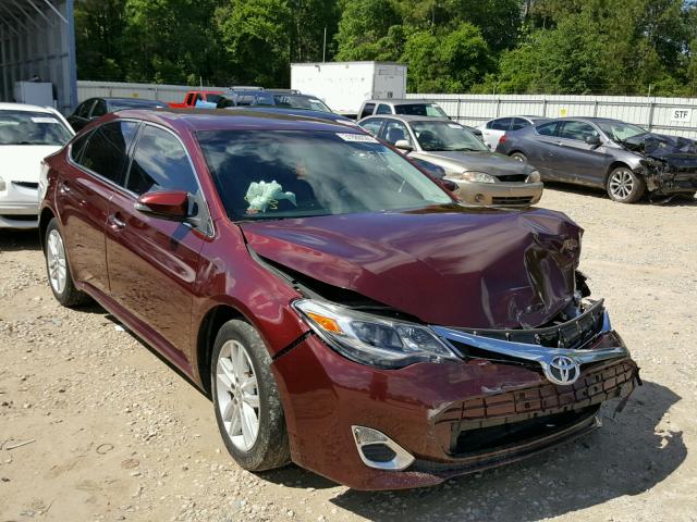 4T1BK1EB0EU103725 - 2014 TOYOTA AVALON BAS ბურგუნდია ფოტო 1