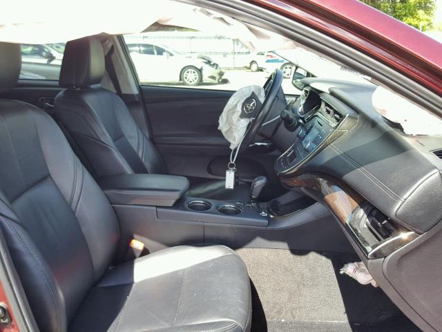 4T1BK1EB0EU103725 - 2014 TOYOTA AVALON BAS ბურგუნდია ფოტო 5