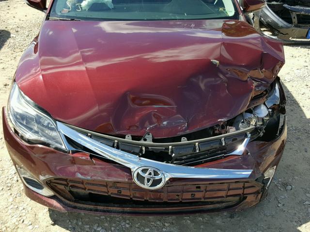 4T1BK1EB0EU103725 - 2014 TOYOTA AVALON BAS ბურგუნდია ფოტო 7