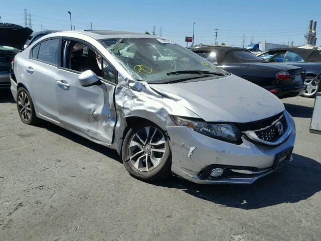 19XFB2F92DE238516 - 2013 HONDA CIVIC EXL SILVER photo 1