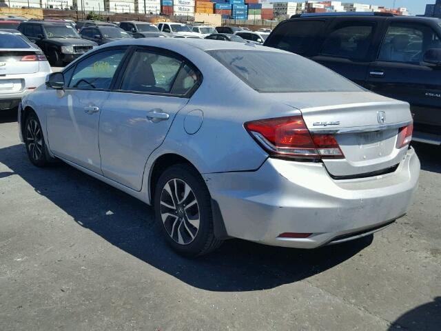19XFB2F92DE238516 - 2013 HONDA CIVIC EXL SILVER photo 3