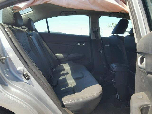 19XFB2F92DE238516 - 2013 HONDA CIVIC EXL SILVER photo 6