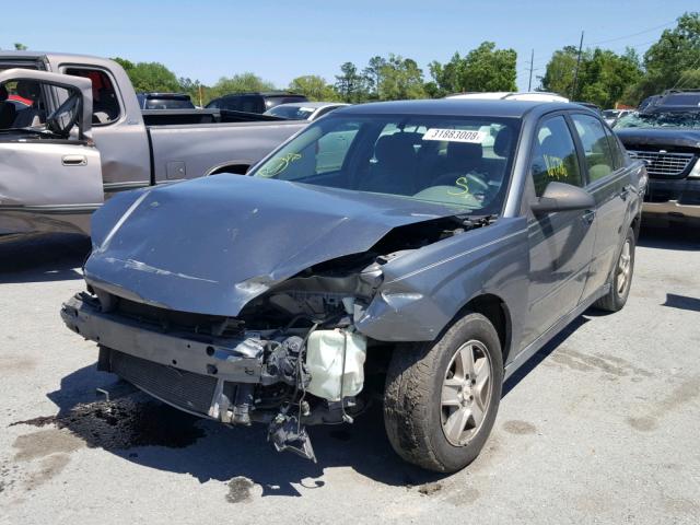 1G1ZT52865F314585 - 2005 CHEVROLET MALIBU LS ნაცრისფერი ფოტო 2