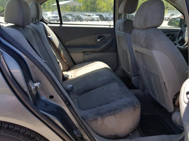 1G1ZT52865F314585 - 2005 CHEVROLET MALIBU LS ნაცრისფერი ფოტო 6