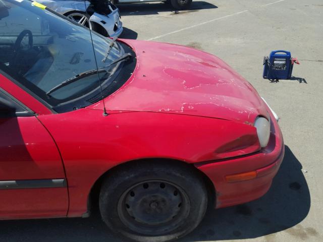 1P3ES27C1VD204513 - 1997 PLYMOUTH NEON BASE 红色 照片 9