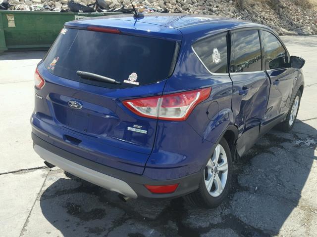 1FMCU0GX9DUD75321 - 2013 FORD ESCAPE SE BLUE photo 4