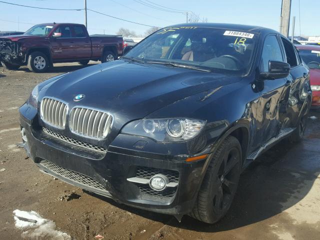 5UXFG8C53ALZ94556 - 2010 BMW X6 XDRIVE5 BLACK photo 2