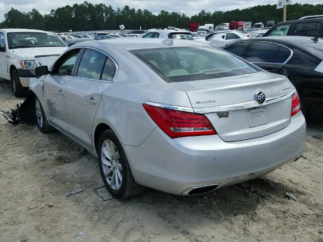 1G4GB5G3XFF266696 - 2015 BUICK LACROSSE SILVER photo 3