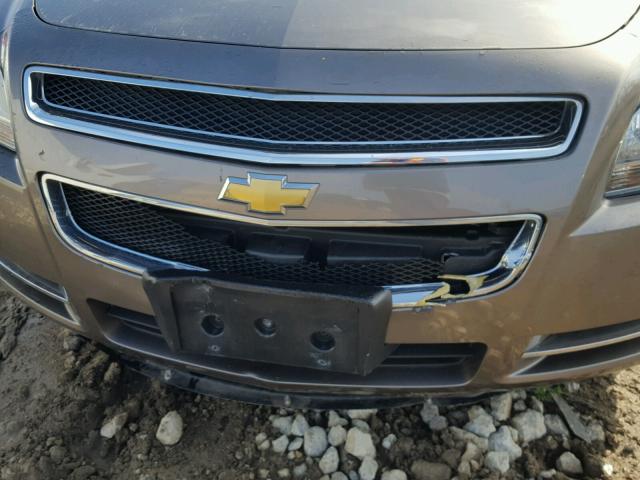 1G1ZC5E03CF340886 - 2012 CHEVROLET MALIBU 1LT BROWN photo 9