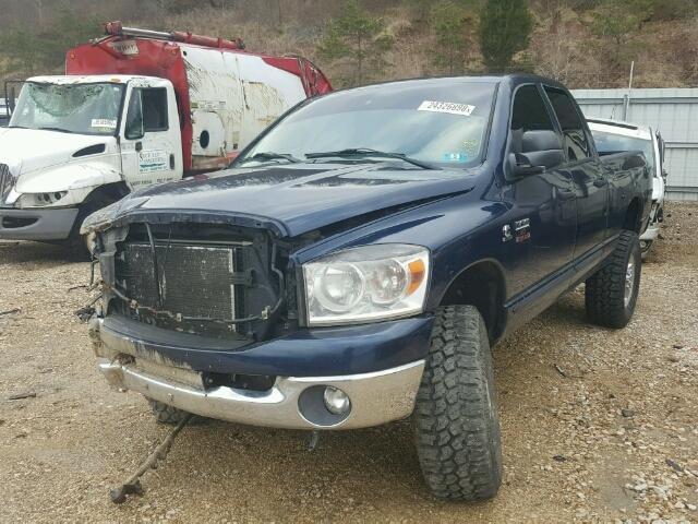 1D7KS28C57J526714 - 2007 DODGE RAM 2500 S BLUE photo 2