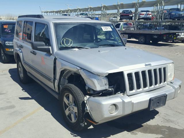 1J8HG48N06C351965 - 2006 JEEP COMMANDER SILVER photo 1