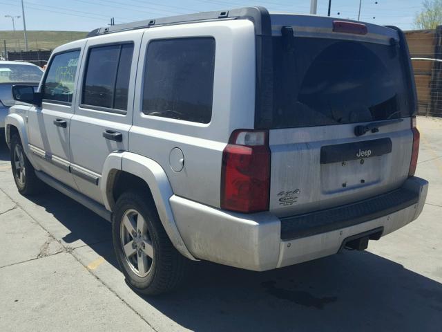 1J8HG48N06C351965 - 2006 JEEP COMMANDER SILVER photo 3