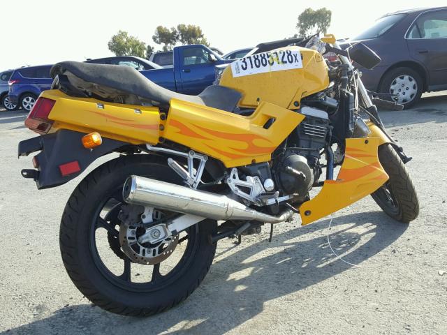 JKAEXMF1X6DA18903 - 2006 KAWASAKI EX250 F YELLOW photo 4