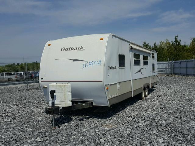 4YDT30Q268B451498 - 2008 KEYSTONE OUTBACK WHITE photo 2