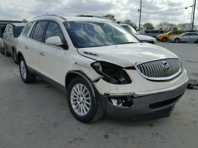 5GALRBED0AJ121067 - 2010 BUICK ENCLAVE CX WHITE photo 1