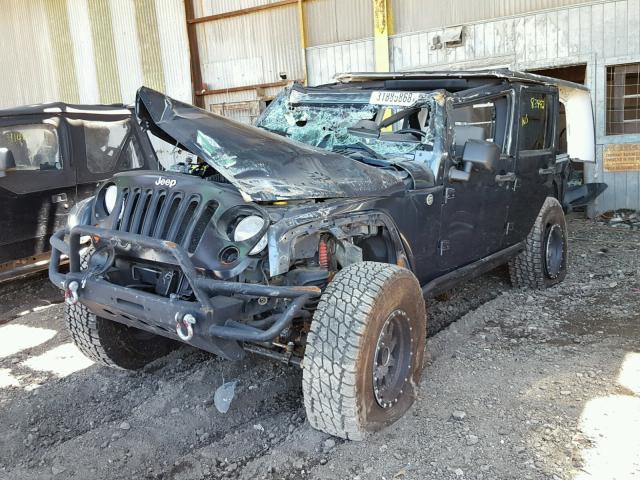 1J4GA39198L577994 - 2008 JEEP WRANGLER U BLUE photo 2