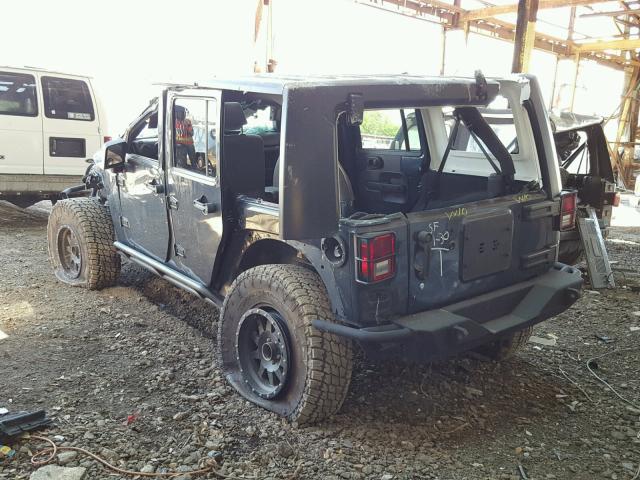 1J4GA39198L577994 - 2008 JEEP WRANGLER U BLUE photo 3