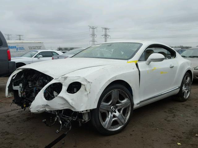 SCBFR7ZA3CC073485 - 2012 BENTLEY CONTINENTA WHITE photo 2