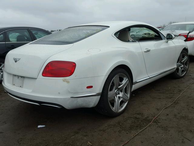 SCBFR7ZA3CC073485 - 2012 BENTLEY CONTINENTA WHITE photo 4