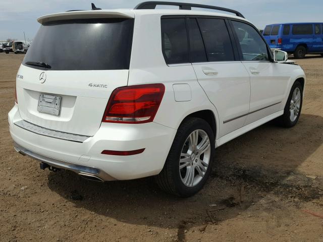 WDCGG8JB6DG034654 - 2013 MERCEDES-BENZ GLK 350 4M WHITE photo 4