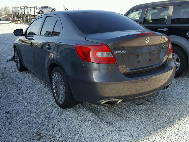 JS2RE9A38B6111262 - 2011 SUZUKI KIZASHI SE GRAY photo 3