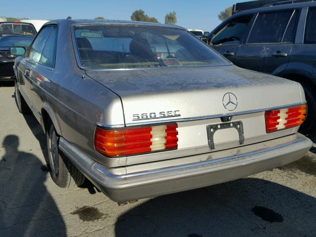 WDBCA45DXGA251415 - 1986 MERCEDES-BENZ 560 SEC GOLD photo 3