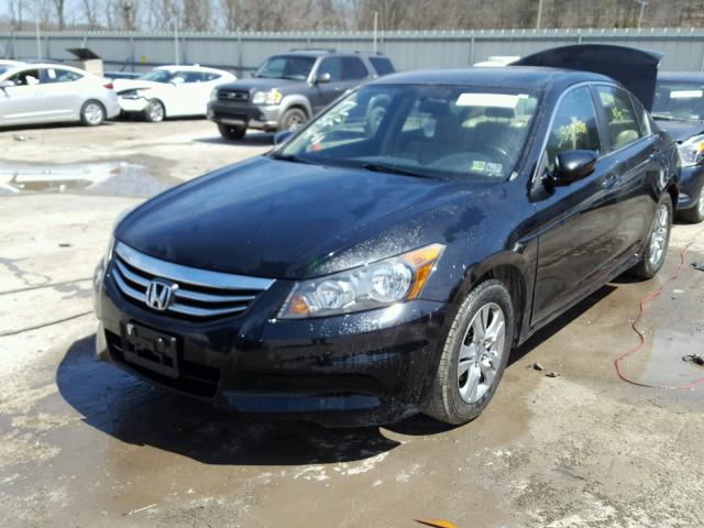 1HGCP2F42BA067678 - 2011 HONDA ACCORD LXP BLACK photo 2