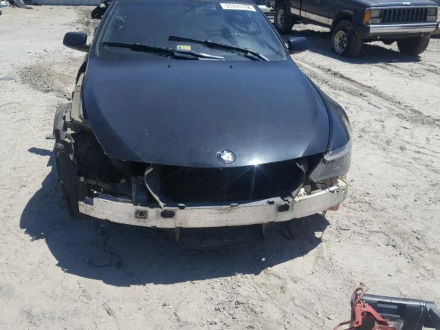 WBAEK13476CN78878 - 2006 BMW 650 I შავი ფოტო 9