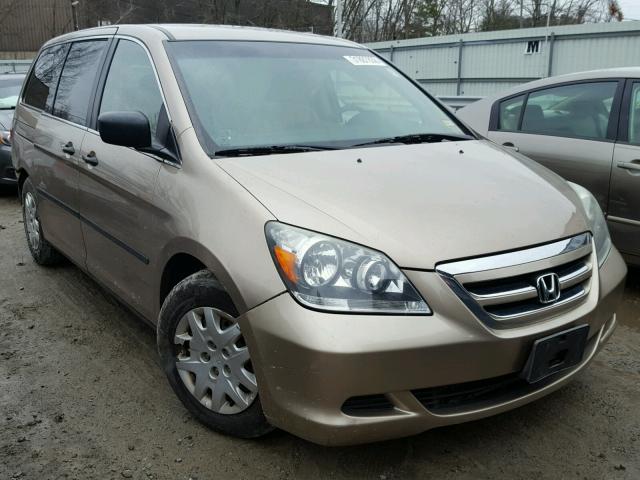 5FNRL38217B044929 - 2007 HONDA ODYSSEY LX TAN photo 1