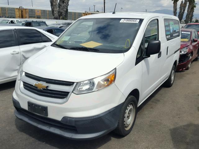 3N63M0YN9FK702219 - 2015 CHEVROLET CITY EXPRE WHITE photo 2