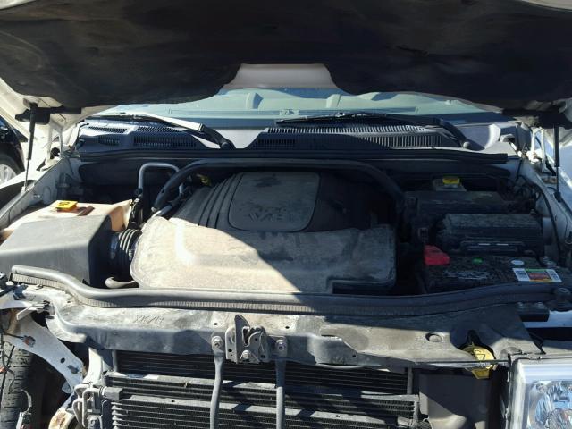 1J4RG5GT9AC153180 - 2010 JEEP COMMANDER WHITE photo 7