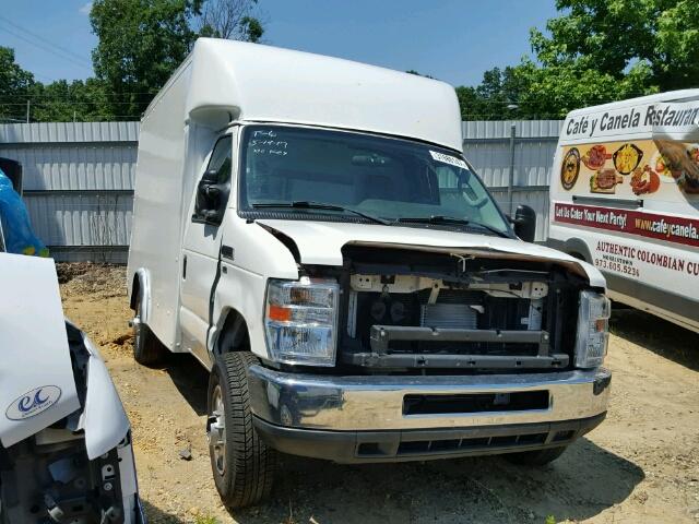 1FDWE3FL2DDB12582 - 2013 FORD ECONOLINE WHITE photo 1